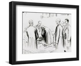 WW1 - Treaty of Versailles-Georges Scott-Framed Art Print