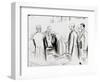 WW1 - Treaty of Versailles-Georges Scott-Framed Art Print