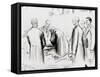 WW1 - Treaty of Versailles-Georges Scott-Framed Stretched Canvas