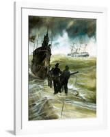 WW1 U-Boat-Neville Dear-Framed Giclee Print