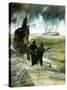 WW1 U-Boat-Neville Dear-Stretched Canvas