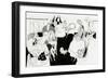 WW1 - US Officers Feted by the Ladies of Paris-null-Framed Art Print