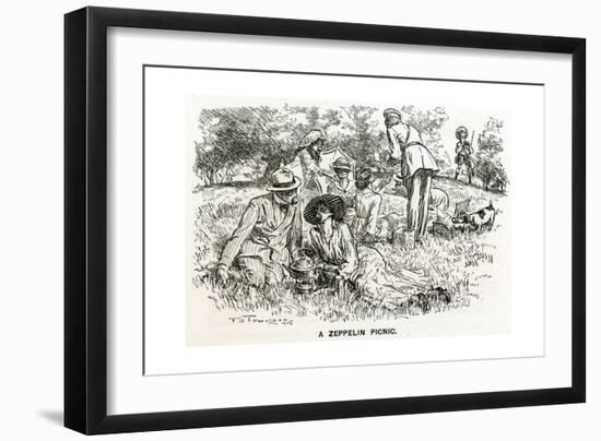 WW1 - Well-Prepared Picnickers-F^h^ Townsend-Framed Giclee Print