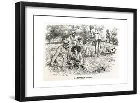 WW1 - Well-Prepared Picnickers-F^h^ Townsend-Framed Giclee Print