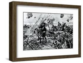 WW1 - Western Front - Highlanders at Longueval, France, 1916-null-Framed Photographic Print