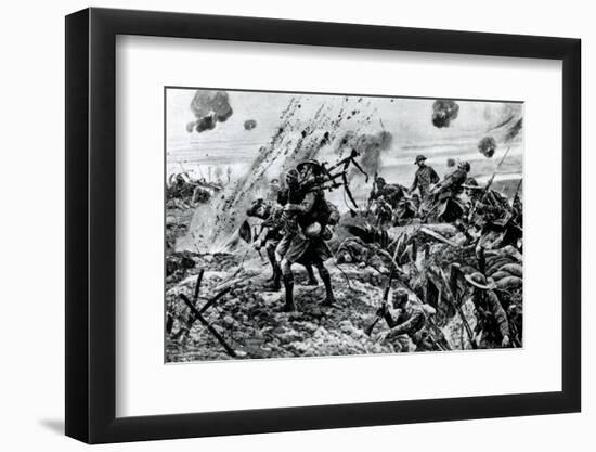 WW1 - Western Front - Highlanders at Longueval, France, 1916-null-Framed Photographic Print