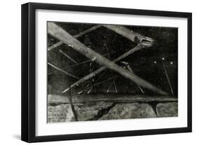 WW1 - Zeppelins Raid over Paris, France, 1915-C.J. Payne and M. Samanos-Framed Art Print