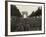 WW2 American Soldiers Marching During the Liberation of Paris, Aug. 26, 1944-null-Framed Photo