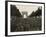 WW2 American Soldiers Marching During the Liberation of Paris, Aug. 26, 1944-null-Framed Photo