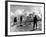 WW2 British Soldiers on Libyan Frontier 1941 Advancing Through a Smoke Screen-null-Framed Photographic Print