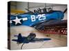 WW2 Era SBD Dauntless Naval Dive Bomber, Palm Springs Air Museum, Palm Springs, California, USA-Walter Bibikow-Stretched Canvas