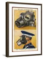 WW2 Gas Masks-null-Framed Art Print