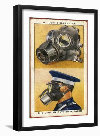 WW2 Gas Masks-null-Framed Art Print