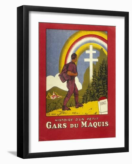 WW2 Maquis Book Cover-Edmond Guod-Framed Art Print