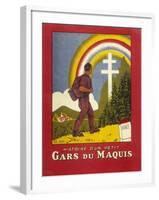 WW2 Maquis Book Cover-Edmond Guod-Framed Art Print