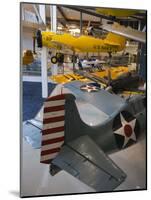 WW2 Naval Aviation and F4F Fighter, National Naval Aviation Museum, Pensacola, Florida, USA-Walter Bibikow-Mounted Photographic Print