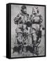 WW2 Soviet Women Snipers Wearing Camouflage Combat Suits-null-Framed Stretched Canvas