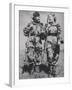 WW2 Soviet Women Snipers Wearing Camouflage Combat Suits-null-Framed Photographic Print