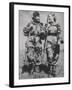 WW2 Soviet Women Snipers Wearing Camouflage Combat Suits-null-Framed Photographic Print