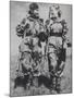 WW2 Soviet Women Snipers Wearing Camouflage Combat Suits-null-Mounted Photographic Print