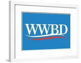 WWBD? - Baby Blue-null-Framed Poster