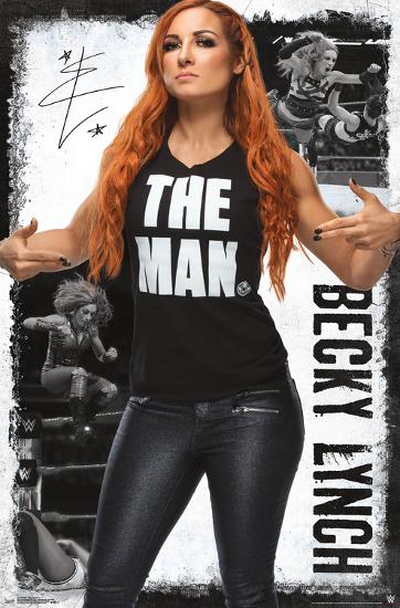 WWE - BECKY LYNCH 19-null-Lamina Framed Poster