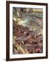WWI, 1914, Mons, Red Book-Cyrus Cuneo-Framed Art Print