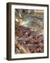 WWI, 1914, Mons, Red Book-Cyrus Cuneo-Framed Art Print