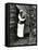WWI, AEF Army Nurse Wearing Gas Mask-Science Source-Framed Stretched Canvas