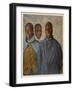 WWI African Soldiers-Theodor Baumgartner-Framed Art Print