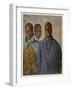 WWI African Soldiers-Theodor Baumgartner-Framed Art Print