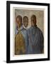 WWI African Soldiers-Theodor Baumgartner-Framed Art Print