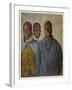 WWI African Soldiers-Theodor Baumgartner-Framed Art Print