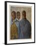 WWI African Soldiers-Theodor Baumgartner-Framed Art Print