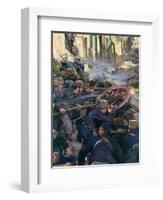 WWI, Belgian Resistance-Cyrus Cuneo-Framed Art Print