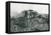 WWI British Tank in Action on the Western Front, 1917-English Photographer-Framed Stretched Canvas