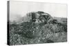 WWI British Tank in Action on the Western Front, 1917-English Photographer-Stretched Canvas