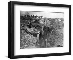 WWI, Captured British Trench-Science Source-Framed Premium Giclee Print