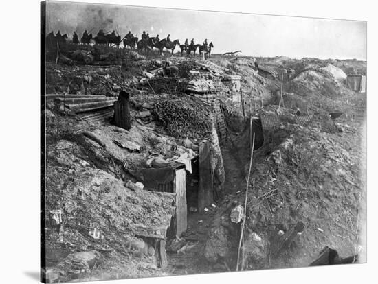 WWI, Captured British Trench-Science Source-Stretched Canvas