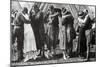 WWI, Doughboys Kiss Sweethearts Goodbye-Science Source-Mounted Giclee Print