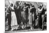 WWI, Doughboys Kiss Sweethearts Goodbye-Science Source-Mounted Giclee Print