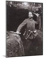 WWI German Grenadier Armed with Stick Grenades, 1915-German photographer-Mounted Photographic Print