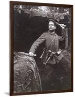 WWI German Grenadier Armed with Stick Grenades, 1915-German photographer-Framed Photographic Print