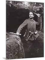 WWI German Grenadier Armed with Stick Grenades, 1915-German photographer-Mounted Photographic Print