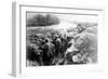 WWI, German Trench on the Aisne-Science Source-Framed Giclee Print