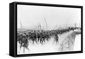 WWI, Germany Army, 1918 Spring Offensive-Science Source-Framed Stretched Canvas