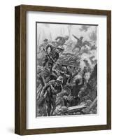 WWI, Heroic Act, Downie-Alfred Pearse-Framed Art Print