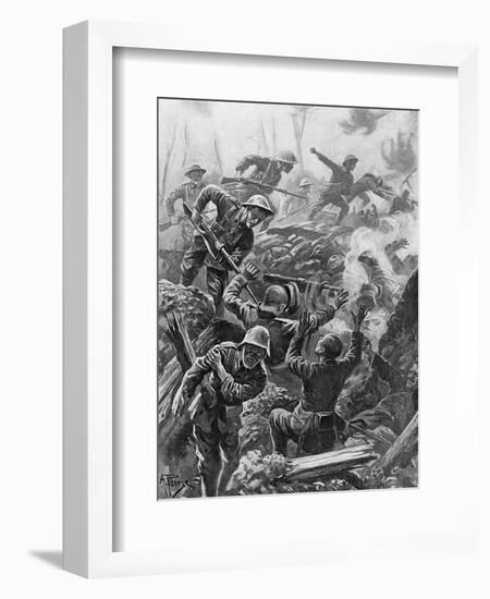 WWI, Heroic Act, Downie-Alfred Pearse-Framed Art Print