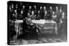 WWI, Kaiser Wilhelm II with Generals-Science Source-Stretched Canvas