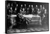 WWI, Kaiser Wilhelm II with Generals-Science Source-Framed Stretched Canvas